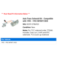thumbnail image 2 of Auto Trans Solenoid Kit - Compatible with 1990 - 1992 INFINITI M30 1991, 2 of 2