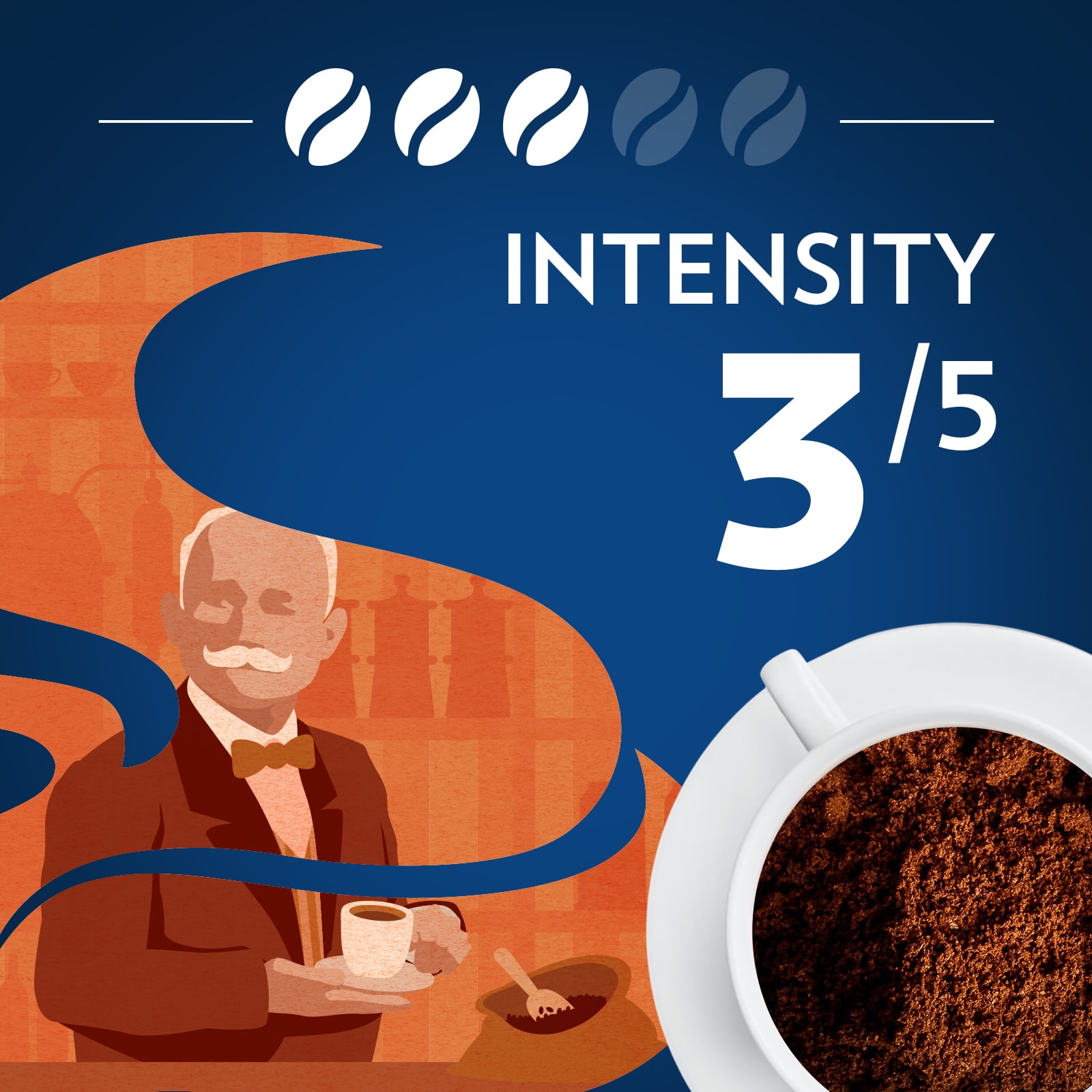 Lavazza House Blend Perfetto Ground Coffee, Medium Roast, 100% Arabica, 20 oz Bag (pack of 6)
