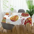 thumbnail image 5 of Coolnut Easter Eggs Flower Rectangle Tablecloth Spill-Proof Polyester Table Cloth Table Cover for Kitchen Dining Picnic Holiday Party Decoration, 54"x72", 5 of 7