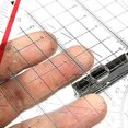 thumbnail image 3 of 30CM Drawing Triangle Ruler Multi-Function Drawing Design Ruler with Handle Protractor Measurement Ruler, 3 of 5