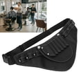 thumbnail image 3 of Scissor Storage Pouch, Lightweight PU Leather 2 Layers Barber Waist Bag  for Hairdressing Tools for Barbers, 3 of 7