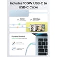 thumbnail image 2 of UGREEN 65W Nexode Air USB-C GaN Fast Charger with USB-C Cable, Compact Foldable Wall Charger, Blue, 2 of 8