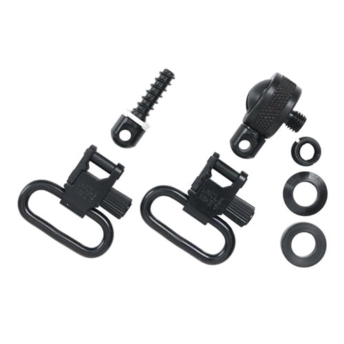 Uncle Mike's Quick Detachable Blued 1" Super Swivels for Pump and Auto Shotgun Models, 15612