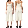 thumbnail image 4 of Workout Sets for Women 2 Piece - Seamless Yoga Outfits Shorts and Padded Sports Bra Gym Athletic Clothing Set,Padded(White,S), 4 of 7