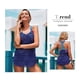 thumbnail image 5 of Trajes de baño de 2 piezas para mujer Conjunto de top tankini con pantalones cortos para niños Traje de baño de control adelgazante Traje de baño,xl Feliz Sencillez, 5 of 5