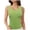 wei163 Women's Tank Tops-Green, variant on IWRICH Womens Sleeveless U-Neck Tank Tops Fashion Summer Casual Basic Slim Fit Ribbed Racerback Top Shirt Clothes White XL