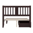 thumbnail image 4 of AFI Tahoe Lit Plateforme en Bois Simple TG avec 2 Tiroirs, Blanc, 4 of 11