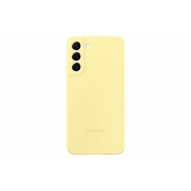Funda de Silicona Amarilla para Samsung S22+