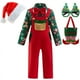 thumbnail image 2 of Conjunto de ropa con estampado de Papá Noel para niños, camisa y monos de Navidad, ocasión Formal, fiesta de Navidad, ceremonia de Gala, ropa para bebés, 2 of 5