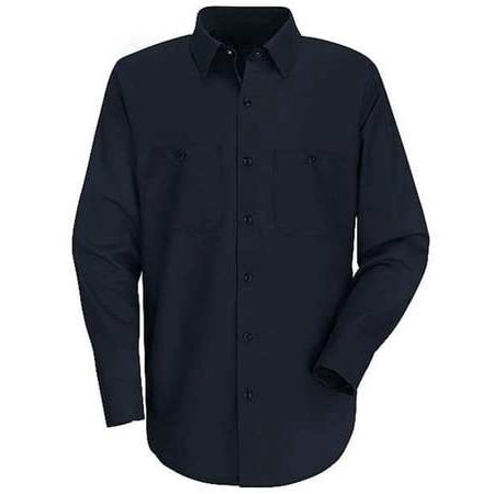 Red Kap Mens Long Sleeve Industrial Work Shirt