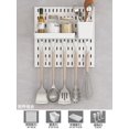 thumbnail image 1 of Punch-free Hole Board  Rack Kitchen Hole Board Accessories  Finishing Display Rack Multifunctional Hole Board, 1 of 6