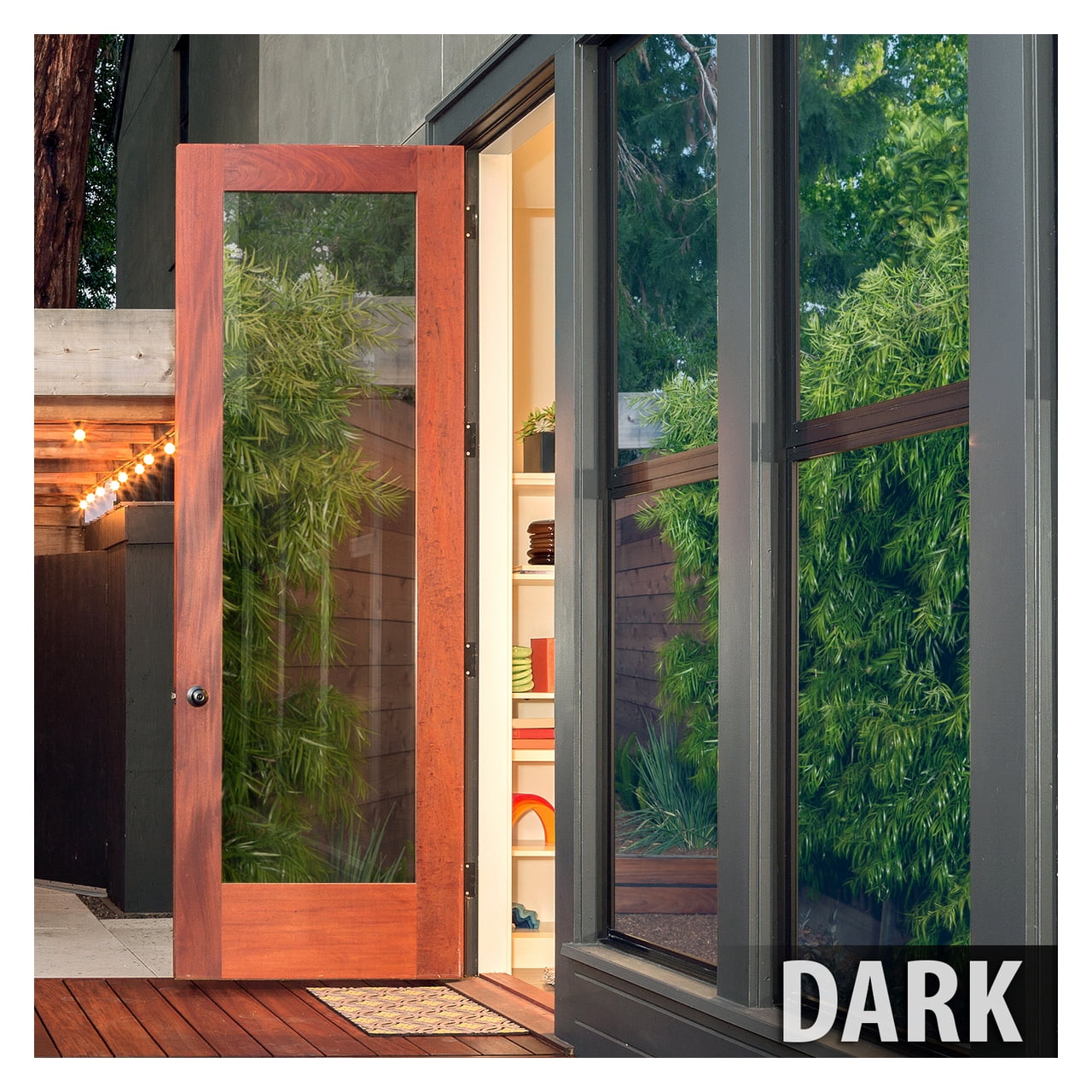BDF PRBL Premium Color High Heat Control and Daytime Privacy Blue Window Film 24in X 12ft