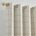 thumbnail image 2 of Threadmade Brighton Grommet Window Curtain Panel, Linen - 52"W x 84"L, 2 of 4