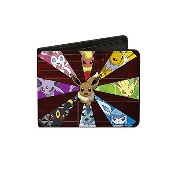 BuckleDown Pokemon BiFold Wallet Eevee Evolution PokemonMon