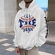 thumbnail image 1 of WILLBEST Sudadera con Capucha para Hombre con Estampado De Fútbol, Informal, Holgada, para Uso Diario, Cómoda y Cálida Mediana​​, 1 of 3