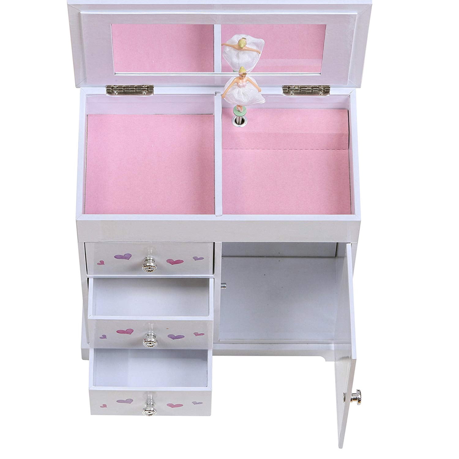 Mele and Co Adalyn Girls Musical Ballerina Jewelry Box