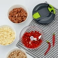 thumbnail image 3 of Procesadores de alimentos y picadoras manuales multifunción (verdes), 3 of 4