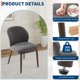 thumbnail image 1 of QinaQin Juego de 2 sillas de comedor modernas tapizadas, con respaldo ergonómico, cojín grueso y patas de madera, ideales para cocina, comedor o restaurante, 1 of 7