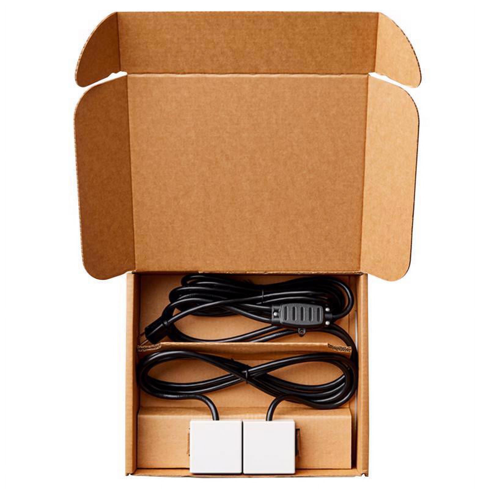 Charg 3009824 10 ft. 2 Outlet Power Hub with USB Ports, White