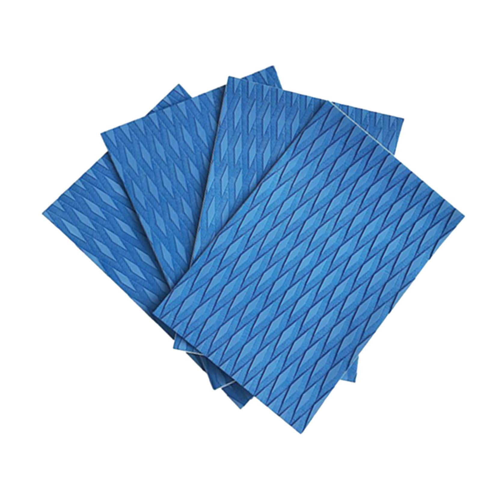 Non Slip Surfboard Traction Pad EVA Foam Deck Grip Mats DIY Trimmable Sheet for Skimboard Skateboard Boat Kayak Golf Cart Fish Board Wakesurf Board Blue