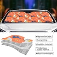 thumbnail image 5 of XMXT Car Sun Shade Windshield, Orange Colorful Butterfly Sunshade for Car Windshield Sun Shades for Car SUV Truck, m, 5 of 9