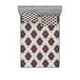 thumbnail image 2 of Ambesonne Colorful Fitted Sheet & Pillow Sham Set, Folk Mystic, Twinxl, Multicolor, 2 of 3