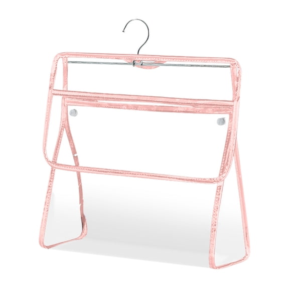TACILIP Shower Organizer, Clear Hanging Bag Bathroom Clothes Storage Hanging Pocket Wall Hanging Dormitory Storage ToolShower Organizer for School Bath Office Camping Travel Gift