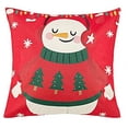 thumbnail image 4 of 1PCS Housse de Coussin de Noël Décorative pour Canapé, 4 of 8