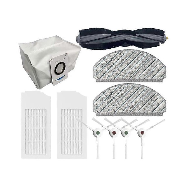 For Deebot T10/t10 Plus Robot Vacuum Cleaner Main Side Brush Dust Bag Hepa Filter Mop Cloth Spare Parts