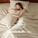 thumbnail image 5 of Juego de Sábanas Bedsure Ajustables para Colchón Twin, con Bolsillo Profundo, Tecnología Antihumedad, Color Beige, 5 of 8