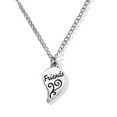 thumbnail image 6 of UDIYO 1 Pair Women Necklace Best Friends Letters Engraved Jewelry Freinds Matching Necklace for Party, 6 of 6