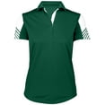 thumbnail image 3 of Holloway Sportswear XS Womens Arc Polo Forest/White 222748, 3 of 4