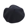thumbnail image 2 of GILIGEGE Beret Cap Ivy Hats for Women and Men Classic Flat Cap Newsboy Hat Women's Autumn and Winter Fashion New Casual Wool Knitted Beret Black One Size, 2 of 3
