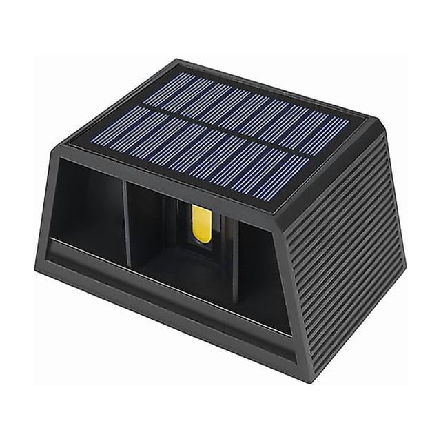 Outdoor solar lights, waterproof LED solar wall lights, human body sensing floodlights, wireless solar garden lighting