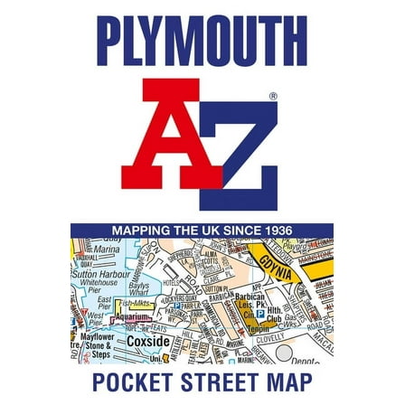 Plymouth A-Z Pocket Street Map, (Paperback)