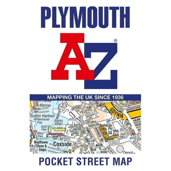 Plymouth A-Z Pocket Street Map, (Paperback)