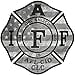 thumbnail image 3 of The 4" Reflective Subdued American Flag IAFF Union Vinyl Firefighter US Made Window Decal, 3 of 3