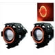 thumbnail image 3 of U7 Mini Fog Light Single 2 PCS Red Ring 2Pcs U7 Mini Fog Lights For Motorcycle (Red)Additional Motorcycle Led Lights with Angle Eyes Universal U7 Auxi, 3 of 4