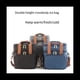 thumbnail image 2 of Bolsa de Almuerzo Cruzada, Bolso de Doble Capa con Capacidad, Bolsa de Almuerzo con Aislamiento TéRmico, PortáTil, Picnic Al Aire Libre, Gris, 2 of 10