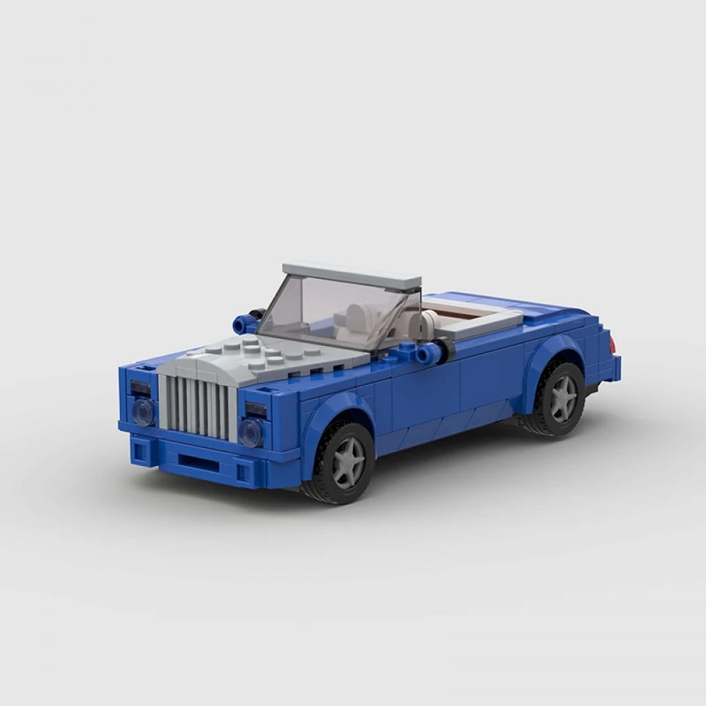 Hot MOC Sale Runabout Bricks Speed Champion City Super Vehicle Toys Cabriolet Children's Birthday Gifts Creative Garage Open Car