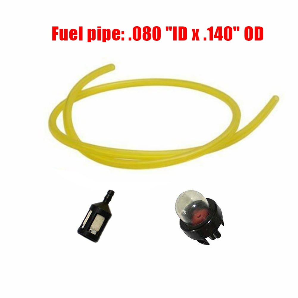 Primer Bulb & Fuel Filter 1FT Fuel Line for Tygon For McCulloch