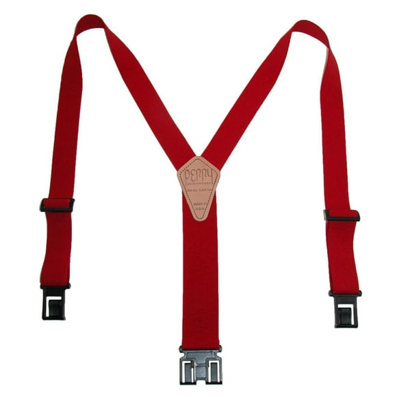 Perry Suspenders  Elastic 1.5 Inch Wide Hook End Suspenders (Men's)