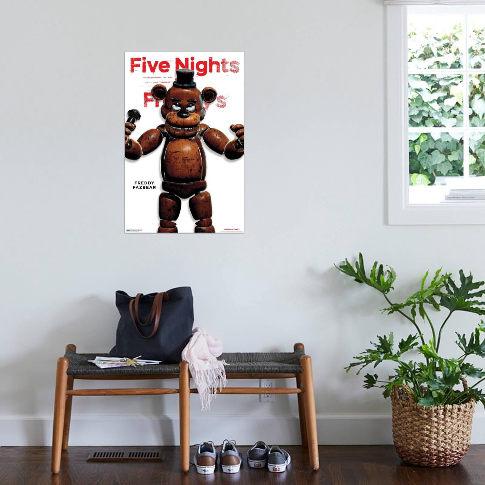 Five Nights at Freddy's - Freddy Feature Series Canvas Wall Poster, 22.375" x 34"