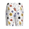 thumbnail image 2 of Haiem Rocket Planets Men's Pajama Short with Soft Woven Cotton Elastic Waistband Sleep Short-4X-Large, 2 of 9