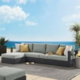 thumbnail image 3 of Tahoe 3-Piece Left-Facing Chaise Sectional Sofa Set in Gray Gray, 3 of 8