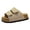 Beige, variant on JUMEYU Toddler Slippers for Girls Boys Girls Cloud Shower Slides Non-Slip Open Toe Bathroom Flat Slippers Fashion Gradient Summer Beach Pool Sandals Size 13.5(Black,13.5 Toddler)