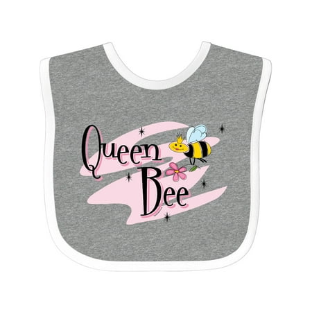 

Inktastic Queen Bee Gift Baby Girl Bib