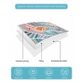 thumbnail image 5 of Quilts Queen Size, Abstract Beach Soft Comforter Bedding Set for Bed, Summer Colorful Coastal Ocean Sea Wave Lightweight Quilted Bedspread with Pillow Cover(2 Pieces) for All Season, 90x96 Inch, 5 of 6