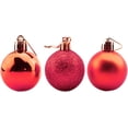 thumbnail image 2 of Changmaius - 24 bolas navideñas pequeñas de 3 cm, irrompibles, para decorar el árbol de Navidad, bodas, fiestas, incluye ganchos., 2 of 5