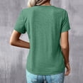 thumbnail image 4 of Womens Casual Fashion Printed Crew Neck Short Sleeve Pullover T Shirt Womens T Shirt Medium T Shirts Women Tee for Women Women Long Sleeved T Shirts Women Long Sleeve Tee Shirt Turtle Tees Plain Shirt, 4 of 5